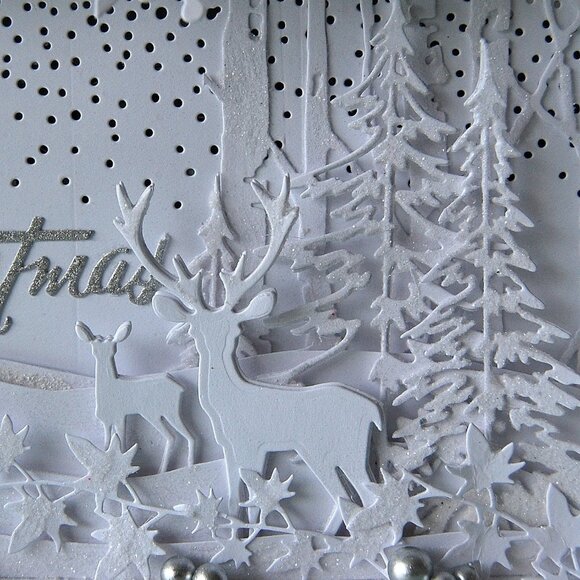 Rare Sizzix Thinlits Tim Holtz Winter Wonderland Cutting Dies Deer 662426 NEW - Picture 7 of 7